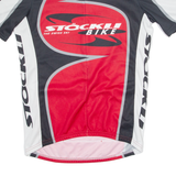 CUORE Cycling Mens Jersey Red 1/4 Zip S