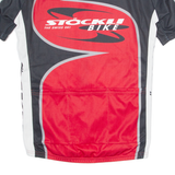 CUORE Cycling Mens Jersey Red 1/4 Zip S