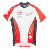 CUORE Cycling Mens Jersey White 1/4 Zip L