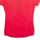 PROTECTIVE Cycling Mens Jersey Red 1/4 Zip S