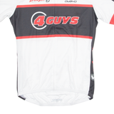 OWAYO Cycling Mens Jersey White 1/4 Zip L