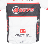 OWAYO Cycling Mens Jersey White 1/4 Zip L