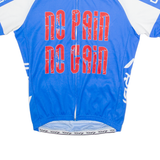 EKOI Cycling Mens Jersey Blue 1/4 Zip L