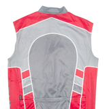 BRUNEX Cycling Mens Jersey Grey Sleeveless 1/2 Zip M