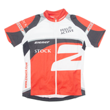 ZIENER Cycling Mens Jersey Red 1/4 Zip L
