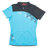 K-TEC Cycling Womens Jersey Blue 1/4 Zip S