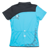 K-TEC Cycling Womens Jersey Blue 1/4 Zip S
