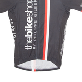 BIO RACER Cycling Mens Jersey Black 1/4 Zip M