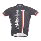 BIO RACER Cycling Mens Jersey Black 1/4 Zip M