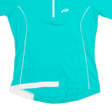 PROTECTIVE Cycling Womens Jersey Blue 1/4 Zip S
