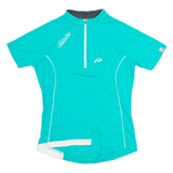 PROTECTIVE Cycling Womens Jersey Blue 1/4 Zip S