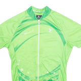 NALINI Cycling Womens Jersey Green 1/4 Zip S
