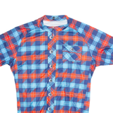 SEDRICK Cycling Mens Jersey Blue 1/4 Zip XL