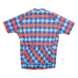 SEDRICK Cycling Mens Jersey Blue 1/4 Zip XL