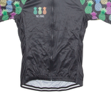 TRES PINAS Cycling Mens Jersey Black 1/4 Zip S