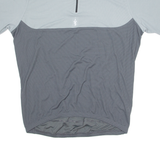 DECATHLON CREATION B'Twin Cycling Mens Jersey Grey 1/4 Zip XL