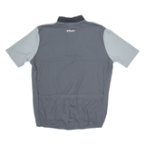 DECATHLON CREATION B'Twin Cycling Mens Jersey Grey 1/4 Zip XL