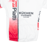 SANTINI Cycling Mens Jersey White 1/4 Zip L