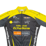 TEKER Cycling Mens Jersey Yellow 1/4 Zip M
