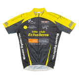 TEKER Cycling Mens Jersey Yellow 1/4 Zip M
