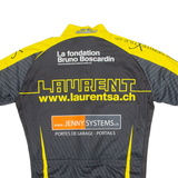 TEKER Cycling Mens Jersey Yellow 1/4 Zip M