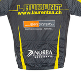 TEKER Cycling Mens Jersey Yellow 1/4 Zip M