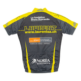 TEKER Cycling Mens Jersey Yellow 1/4 Zip M