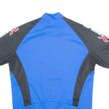XWAVE Cycling Mens Jersey Blue 1/4 Zip M