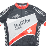 CUORE Cycling Mens Jersey Black 1/4 Zip 2XL