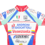 SANTINI Cycling Mens Jersey White 1/4 Zip L