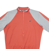 PEARL IZUMI Cycling Mens Jersey Orange 1/4 Zip L