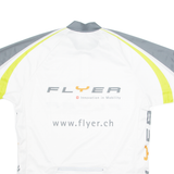 CUORE Cycling Mens Jersey White 1/4 Zip L