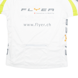 CUORE Cycling Mens Jersey White 1/4 Zip L