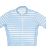 PASSIONE Cycling Womens Jersey Blue 1/4 Zip S