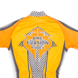 PELLA Cycling Mens Jersey Orange 1/4 Zip M