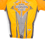 PELLA Cycling Mens Jersey Orange 1/4 Zip M