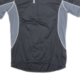 STOKE Cycling Mens Jersey Black 1/4 Zip M
