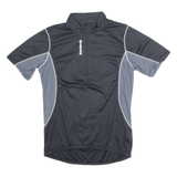 STOKE Cycling Mens Jersey Black 1/4 Zip M