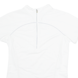 NIKE Cycling Womens Jersey White 1/4 Zip S