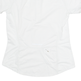 NIKE Cycling Womens Jersey White 1/4 Zip S