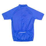 TZAMO Cycling Mens Jersey Blue 1/4 Zip M