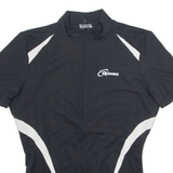 GONSO Cycling Mens Jersey Black 1/4 Zip S
