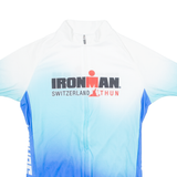 SANTINI Cycling Mens Jersey Blue 1/4 Zip S