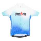 SANTINI Cycling Mens Jersey Blue 1/4 Zip S