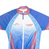 BIKE HOLIDAY Cycling Mens Jersey Blue 1/4 Zip S