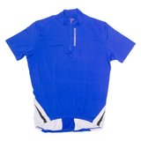 CROSSWAVE Cycling Mens Jersey Blue 1/4 Zip XL
