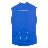 PROTECTIVE Cycling Mens Jersey Blue Sleeveless 1/4 Zip M