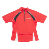BRUNEX Cycling Womens Jersey Red 1/4 Zip XL