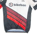 INOW Cycling Mens Jersey White 1/4 Zip M