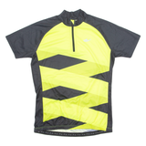 BRUNEX Cycling Mens Jersey Yellow 1/4 Zip M